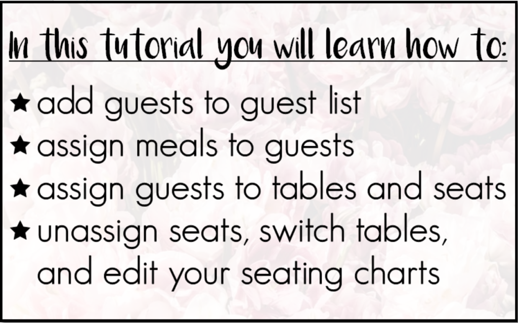 allseated tutorial 2 free seating chart tool