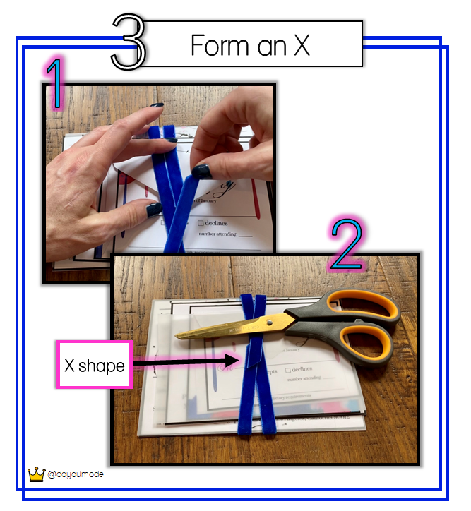 Ribbon and Wax Belly Band - A DIY Tutorial for Invitations