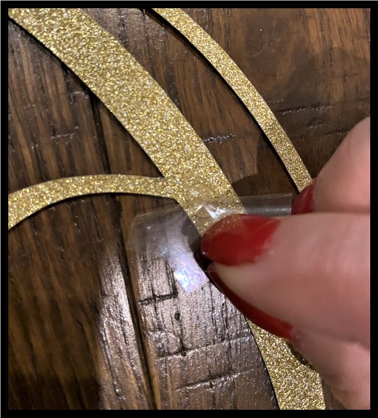 DIY Tutorial: Glitter Acrylic Table Numbers